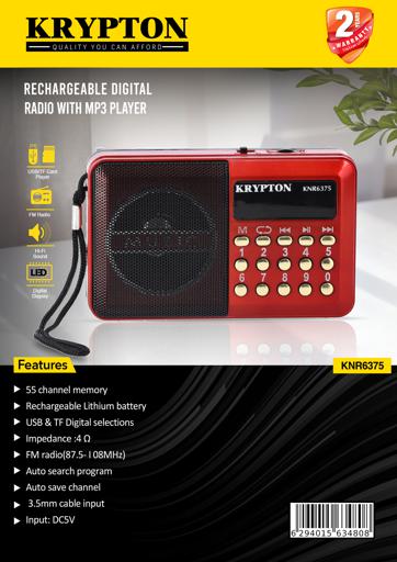 Mini Portable Radio AM FM Pocket Radio with MP3, LED Flashlight, Digital  Radio Speaker Support Micro SD/TF Card/USB, Auto Scan Save, 1200mAh
