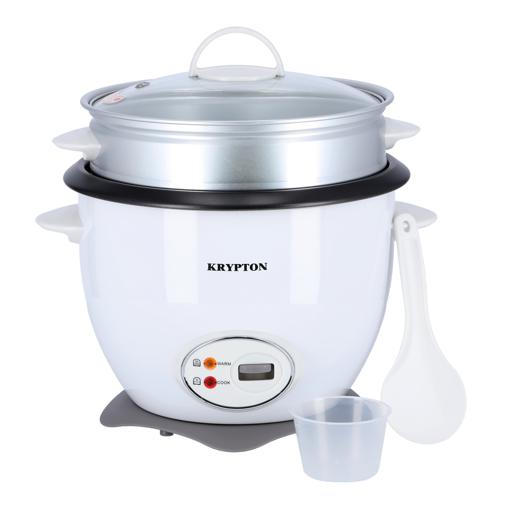 display image 0 for product Krypton 700W 1.8 L Rice Cooker With Steamer