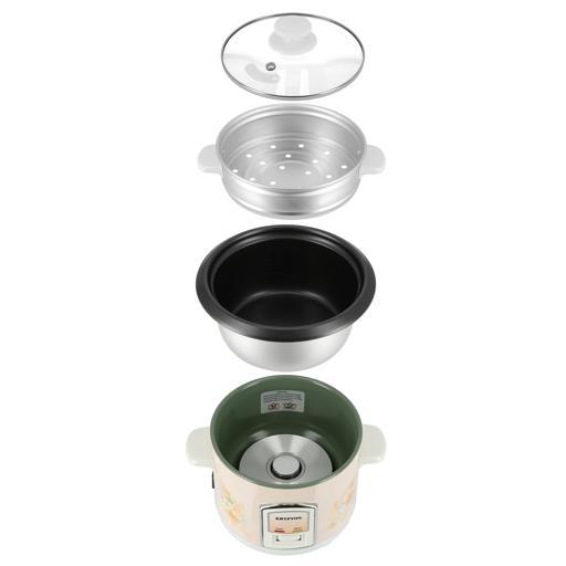 display image 4 for product Krypton 350W 0.6L Rice Cooker With Steamer