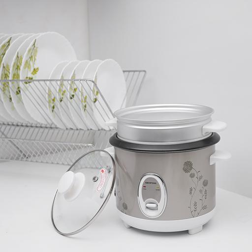 display image 2 for product Krypton 400W 1 L Rice Cooker With Steamer