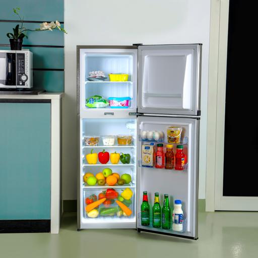 display image 4 for product Refrigerator with Double Door Fast Cooling, Defrost Refrigerator KNRF220 Krypton