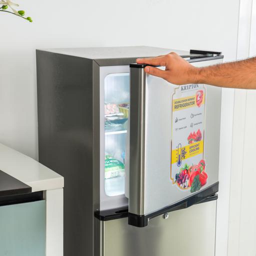 display image 5 for product Refrigerator with Double Door Fast Cooling, Defrost Refrigerator KNRF220 Krypton