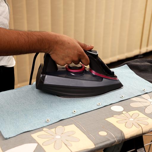 display image 2 for product Krypton 2400W Non-Stick Soleplate Steam Iron, Powerful Wet & Dry Steam Iron With Self Clean Function