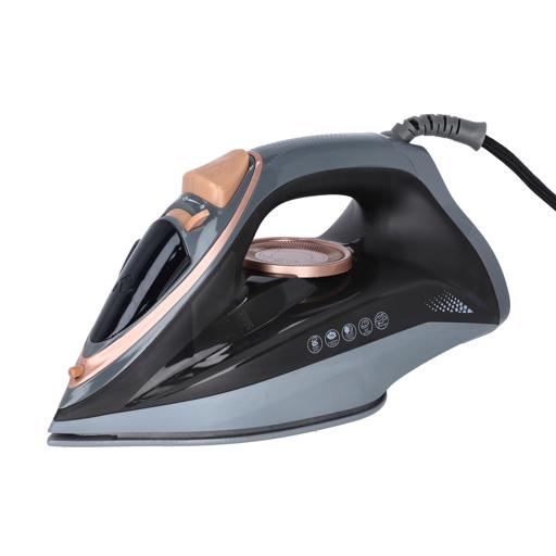 display image 0 for product Ceramic Steam Iron, 220ml Water Tank, KNSI6237 | 360° Swivel Cord | 2400W Steam Iron with Self Cleaning Function | Steam Iron with Adjustable Thermostat