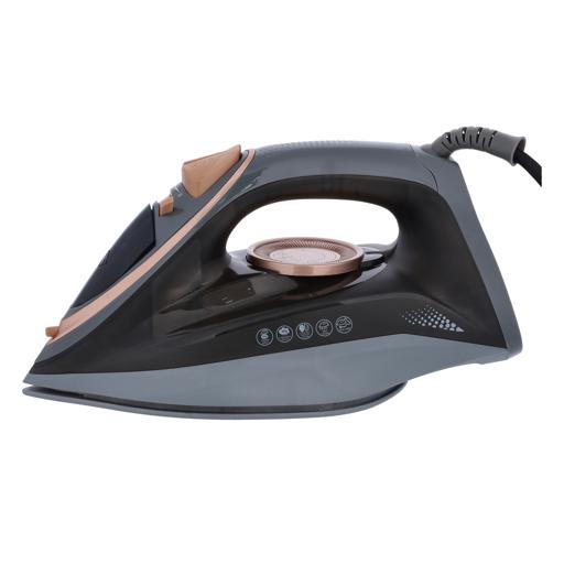 display image 4 for product Ceramic Steam Iron, 220ml Water Tank, KNSI6237 | 360° Swivel Cord | 2400W Steam Iron with Self Cleaning Function | Steam Iron with Adjustable Thermostat