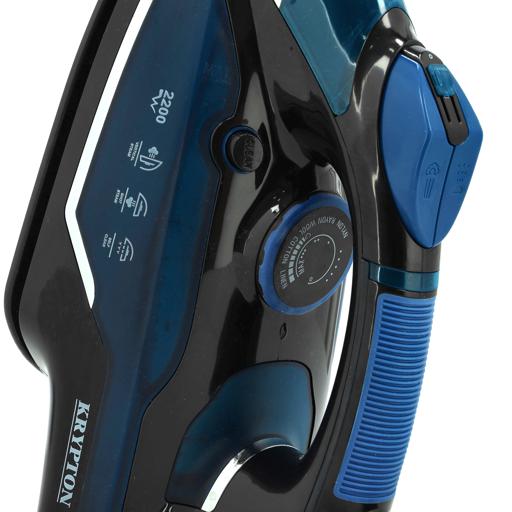 display image 11 for product Ceramic Steam Iron, Stream Rate Of 15g/Min, 2200W, KNSI6351 | Ceramic Sole Plate| Self-Cleaning Function| Powerful Steam Burst| Water Tank Of 380ml | Rotating Swivel Cord