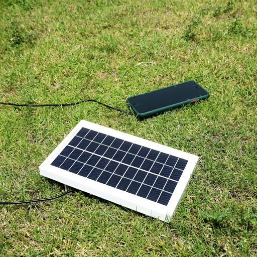 display image 2 for product Geepas 3.5W Max Power Solar Panel with 3M Cable for Home Lighting and Small Battery Charging
