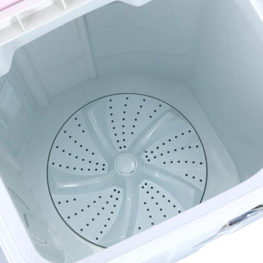 display image 6 for product Semi-Automatic Washing Machine, 7.5kg, KNSWM6124 | Big Pulsator | Classic Design, Highly Efficient | Lower Noise | Working Smoothly | Rust Proof Plastic Body | Powerful Motor