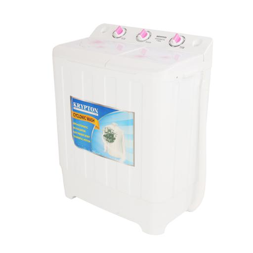 display image 8 for product Semi-Automatic Washing Machine, 7.5kg, KNSWM6124 | Big Pulsator | Classic Design, Highly Efficient | Lower Noise | Working Smoothly | Rust Proof Plastic Body | Powerful Motor