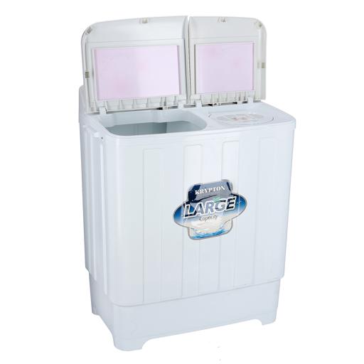 display image 5 for product Semi-Automatic Washing Machine, 7.5kg, KNSWM6124 | Big Pulsator | Classic Design, Highly Efficient | Lower Noise | Working Smoothly | Rust Proof Plastic Body | Powerful Motor