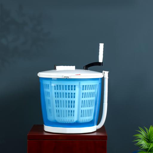 display image 2 for product Krypton Manual Washing Machine - Mini Washing Machine And Spin Dryer - Portable Hand Cranked