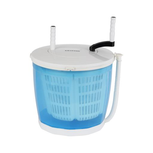 display image 0 for product Krypton Manual Washing Machine - Mini Washing Machine And Spin Dryer - Portable Hand Cranked