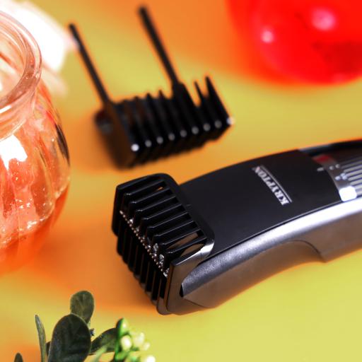 display image 3 for product Professional Trimmer, Rechargeable Hair Trimmer, KNTR5418 | Stainless Steel Blade | 20 Settings | 60 Minutes Working Time | Li-Ion Battery | Cord/Cordless Operation