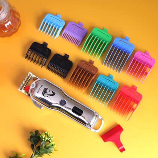 display image 1 for product Professional Hair/Bread Trimmer, SS Blade, KNTR5419 | 10 Separate Comb Attachments | 240 Minutes Working Time | Li-Ion Battery | Cord/Cordless Operation