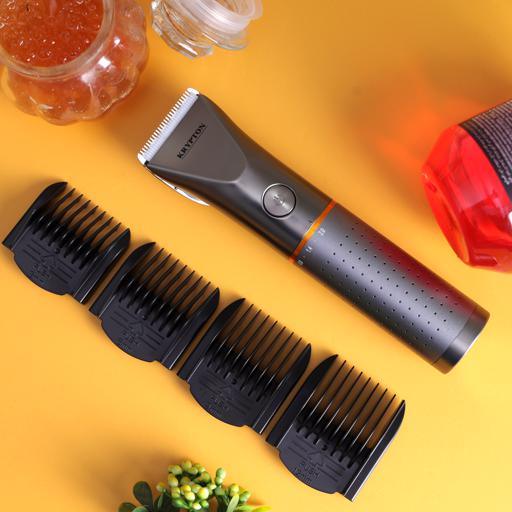 display image 1 for product Rechargeable Hair Clipper, Ceramic Titanium Blade, KNTR5422 | 1*2000mAh Lithium Battery | 3/6/9/12mm Guide Comb | 4 Hours Operating Time