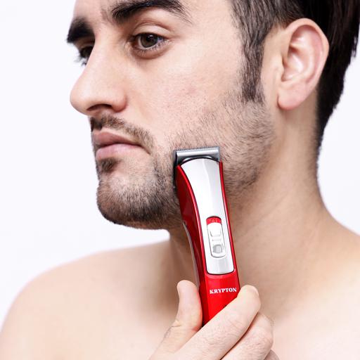 display image 5 for product Krypton Rechargeable Hair & Beard Trimmer - Cordless Trimmer - Mens Beard And Stubble Trimmer - 45 mins