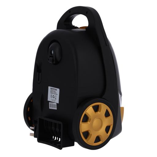 display image 7 for product Vacuum Cleaner, 3L Capacity, Dust Full Indicator, KNVC6296 | Speed Control Function | Pedal On/Off Switch | Automatic Card Rewinder | Cloth Dust Bag | Metal Telescopic Tube