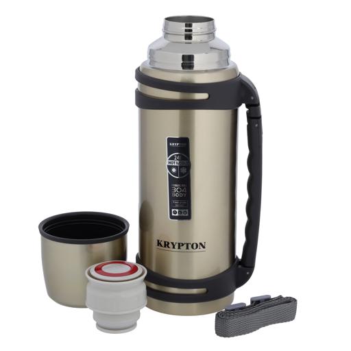 New 1l Stainless Steel Flask Hot Cold Tea Drink Thermos Vacuum Portable  Carry Case