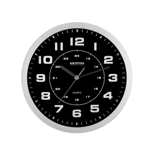 display image 4 for product Krypton Wall Clock - Large Round Wall Clock, Modern Design