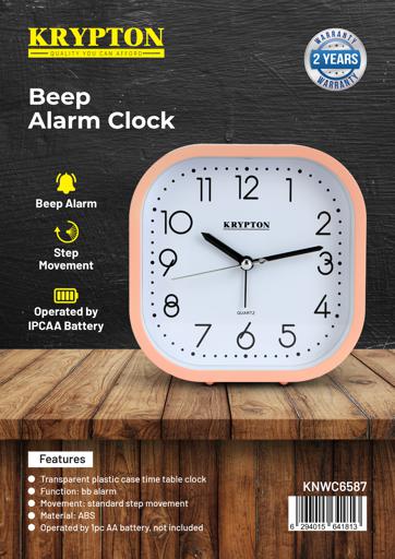 display image 12 for product Beep Alarm Clock /ABS/AA/plastic case