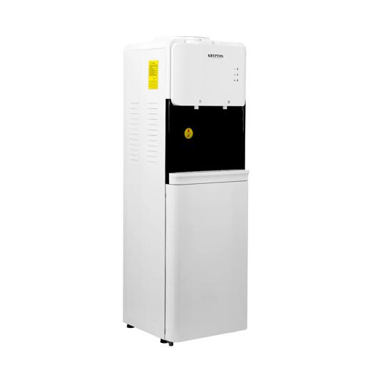 Top loading water cooler with store mini fridge