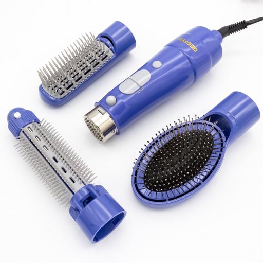 display image 10 for product Geepas GH715 6-in-1 Hair Styler 750W - 2 Speed Settings, Overheat Protection, 360 Swivel Cord & Cool Function - Multi-Functional Salon Hair Styler | 2 Years Warranty