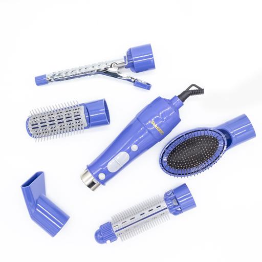 display image 11 for product Geepas GH715 6-in-1 Hair Styler 750W - 2 Speed Settings, Overheat Protection, 360 Swivel Cord & Cool Function - Multi-Functional Salon Hair Styler | 2 Years Warranty