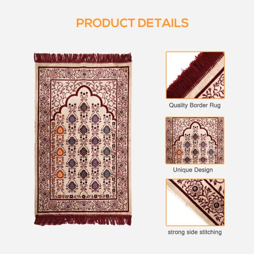 display image 2 for product NOOR 1 DODHIA POLYSTER PRAY MAT 70x110