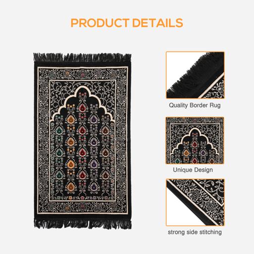 display image 2 for product NOOR 1 DODHIA POLYSTER PRAY MAT 70x110