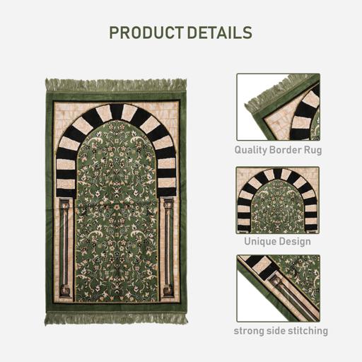 display image 2 for product NOOR 1 DODHIA POLYSTER PRAY MAT 70x115