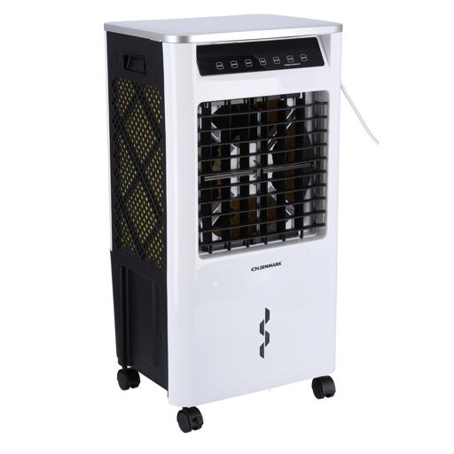 display image 4 for product Air Cooler, 7L Cooler/Humidifier & Ionizer, OMAC1677 | 3 Speed Option | Portable Cooler with Remote Control, Brake Wheel & Timer Function | Home/ Office Use
