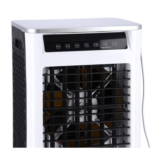 display image 5 for product Air Cooler, 7L Cooler/Humidifier & Ionizer, OMAC1677 | 3 Speed Option | Portable Cooler with Remote Control, Brake Wheel & Timer Function | Home/ Office Use
