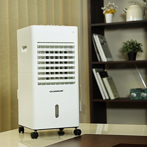 display image 1 for product Air Cooler - 3 Speed Settings - Cooler, Air Purifier and Humidifier | Ice Packs | Dust Gauze  | Water Filter - Olsenmark 