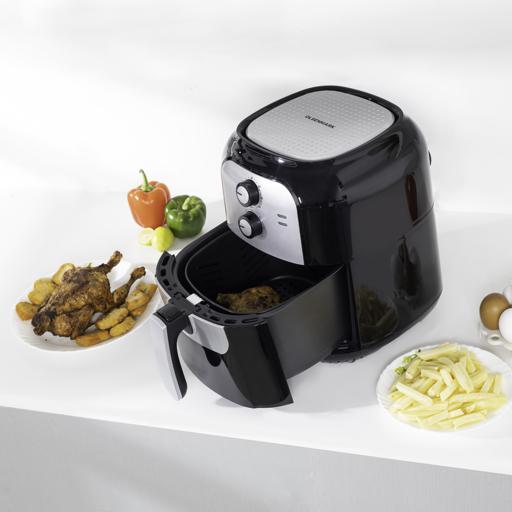 display image 2 for product Olsenmark 1500W Air Fryer With Rapid Air Circulation System - 80-200 C Adjustable Temperature Control