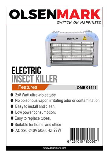 display image 8 for product Olsenmark Fly And Insect Killer - Powerful Fly Zapper 2X8W Uv Light