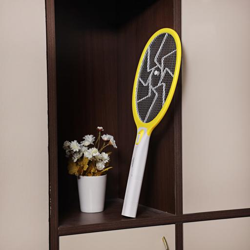 display image 1 for product Rechargeable Mosquito Swatter 1X60 - ABS Material - 800mAh Lead Acid Battery