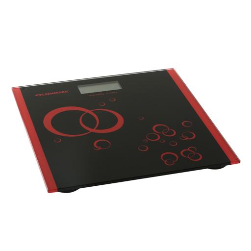 display image 6 for product Olsenmark Digital Personal Scale - Tempered Glass Platform - 180Kg Capacity - Lcd Display - Auto Zero