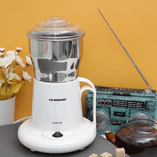 display image 3 for product Olsenmark 200W Coffee Grinder - Electric Grinder - Stainless Steel Jar &Blades For Coffee Beans