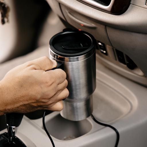 Stainless Steel Car Kettle/Travel Mug - 0.5Ltr