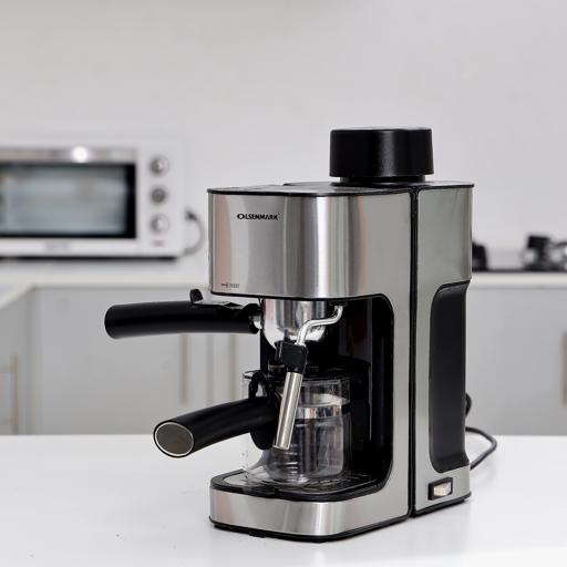display image 2 for product Olsenmark Cappuccino Maker - Multi-Function - Stainless Steel Decoration Plate - Illuminated On/Off