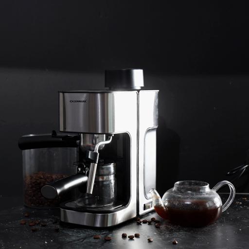 display image 3 for product Olsenmark Cappuccino Maker - Multi-Function - Stainless Steel Decoration Plate - Illuminated On/Off