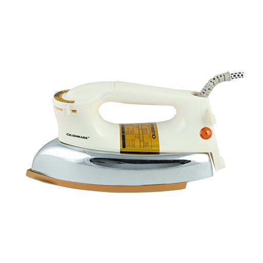 display image 4 for product Olsenmark Automatic Dry Iron - Non-Stick Golden Teflon Plate - Heavy Weight - Auto Cut-Off