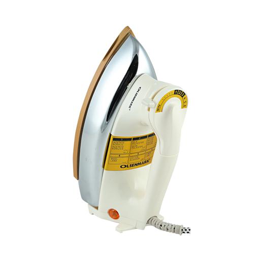 display image 5 for product Olsenmark Automatic Dry Iron - Non-Stick Golden Teflon Plate - Heavy Weight - Auto Cut-Off