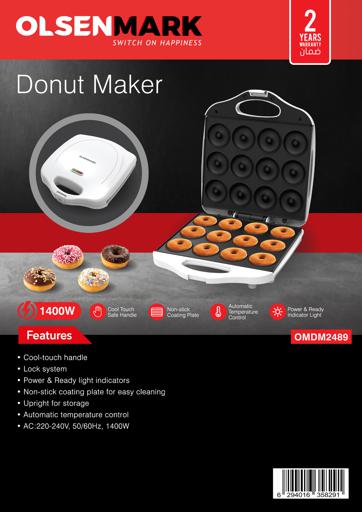 Mini Donut Maker Machine, Doughnut Maker Makes 7 Doughnuts, Multifunctional  Snack Maker with Non-stick Surface, Perfect for Birthdays and Holiday