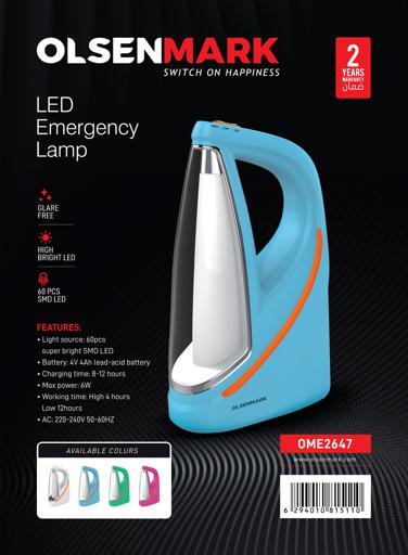display image 7 for product Olsenmark Rechargeable Led Emergency Lantern, 60 Pcs Led - 12 Hours Working - Portable, Lightweight