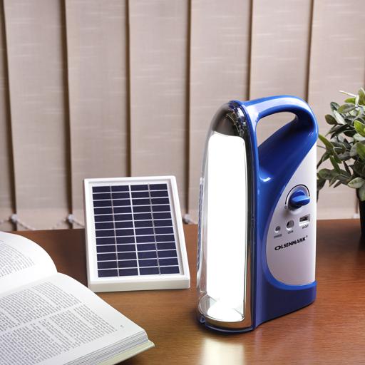 display image 5 for product Olsenmark Solar Emergency Lantern, 36 Pcs Led - Lead-Acid Battery - Light Dimmer Function - Solar