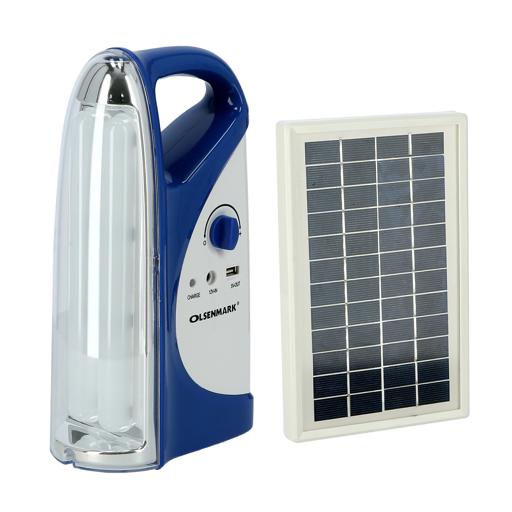 Olsenmark Solar Emergency Lantern, 36 Pcs Led - Lead-Acid Battery - Light Dimmer Function - Solar hero image