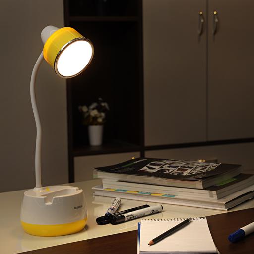 display image 2 for product Olsenmark Rechargeable Led Table Lamp - Usb Charger - 5W - Li-Battery 3.7V - 1500Mah - Lumen: 130Lm