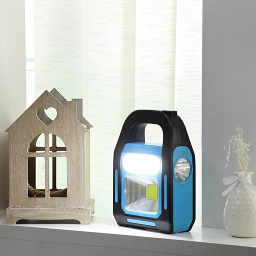 display image 4 for product Olsenmark Rechargeable Led Emergency Light - Three Different Light Source - Power Bank Function