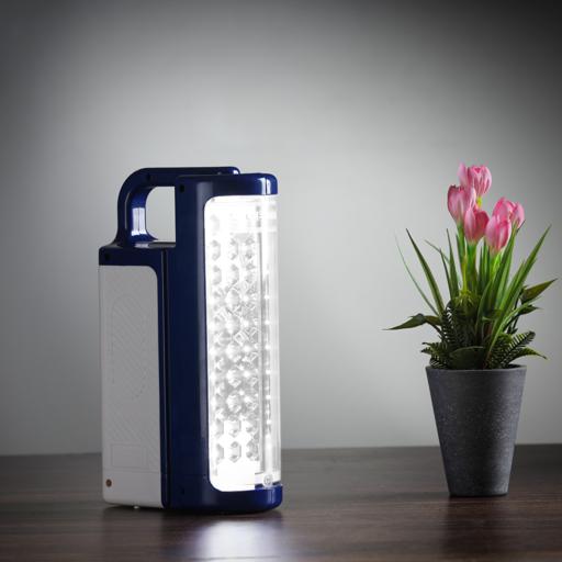 display image 1 for product Olsenmark OME2789 Rechargeable LED Tube Lantern - 60pcs SMD LED with 3 Tube Light - Powerbank Function - Solar Panel - Operating Time 200 Hours.